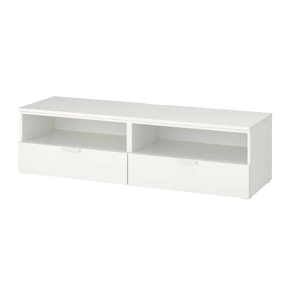 Тумба для ТВ с ящиками, белый/Фоннес белый 160x44x44 см IKEA PLATSA ПЛАТСА 793.978.61 - фото 1