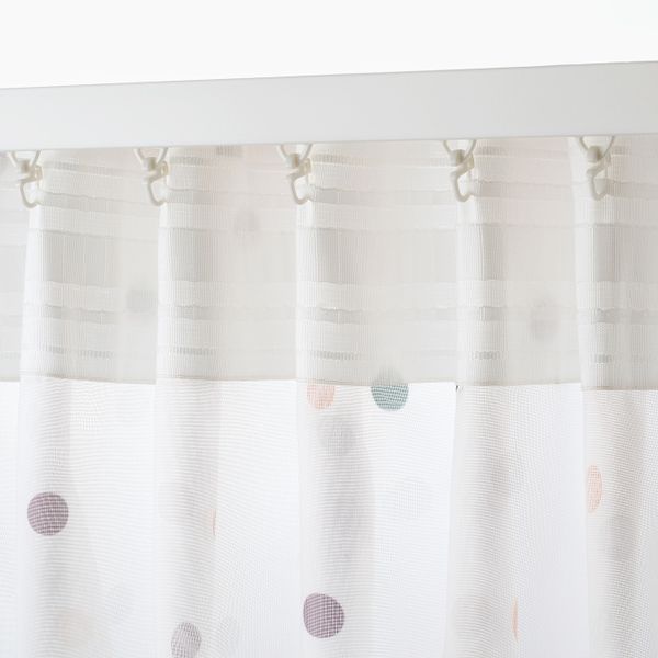 Гардины, 2 шт., точечный разноцветный 145x300 см IKEA KARLOTTE КАРЛОТТЕ 604.472.91 - фото 5