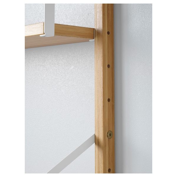 Комбинация полок, бамбук 66x25x176 см IKEA SVALNÄS СВАЛЬНЭС 992.050.69 - фото 3