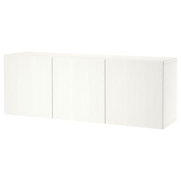 Комбинация настенных шкафов, белый/ТИММЕРВИКЕН белый 180x42x64 см IKEA BESTÅ БЕСТО 794.356.17 - фото 1