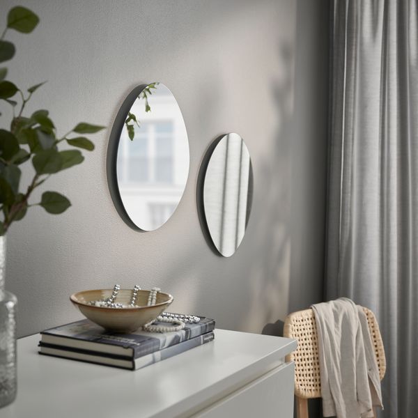 Зеркало, 37x36 см IKEA VALNÖTSTRÄD 205.297.45 - фото 3