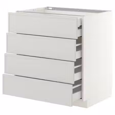 METOD / MAXIMERA Напольный шкаф 4фасада/2нзк/3срд ящ