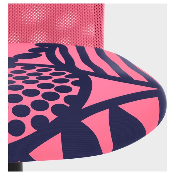 Рабочий стул ТУРБЬЁРН, розовый Кварнаторп розовый - схема-чертеж с размерами