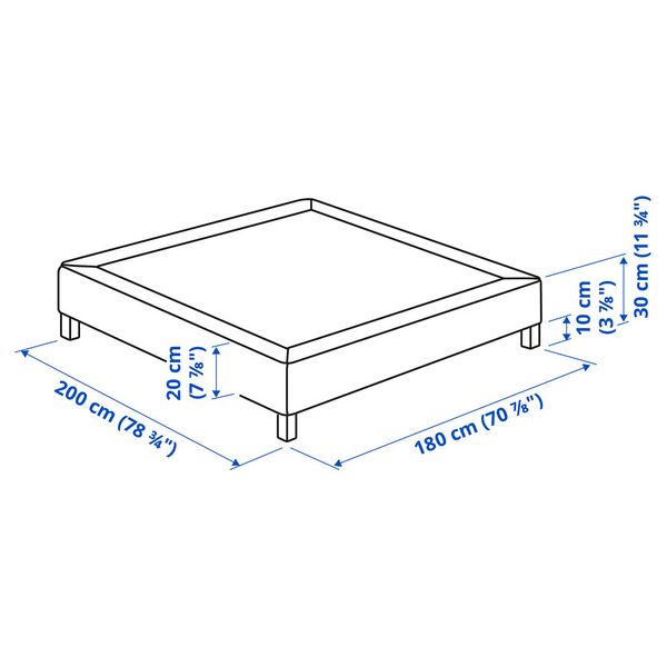 IKEA, дополнительный ракурс - схема-чертеж с размерами