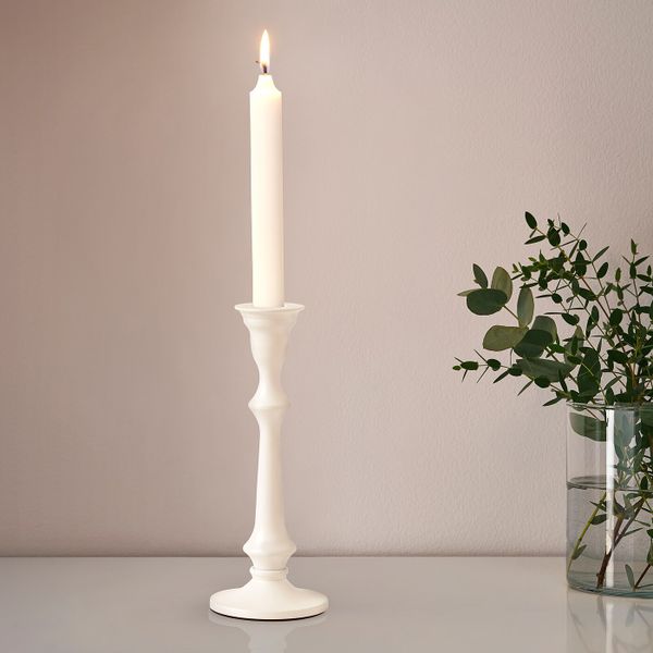 Подсвечник, белый 20 см IKEA FLERTYDIG ФЛЕРТИДИГ 104.979.43 - схема-чертеж с размерами