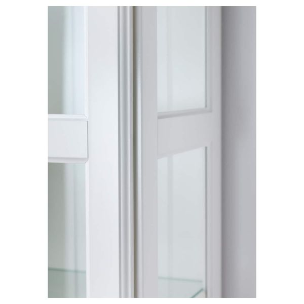 Шкаф-витрина, белый 96x214 см IKEA LIATORP ЛИАТОРП 904.397.27 - фото 5