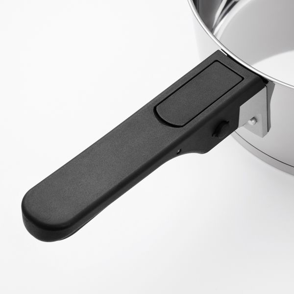 Набор кухонной посуды, съемная ручка, нержавеющая сталь IKEA SLÄTROCKA 005.605.86 - схема-чертеж с размерами