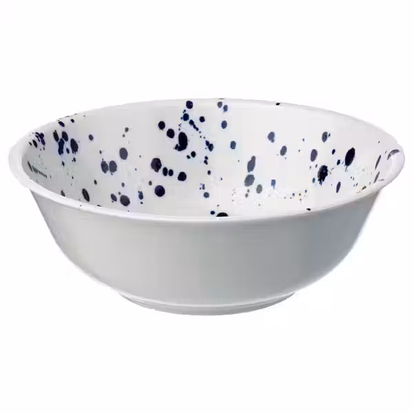 SILVERSIDA СИЛВЕРСИДА Сервировочная миска - с рисунком/синий 28 см - фото 1