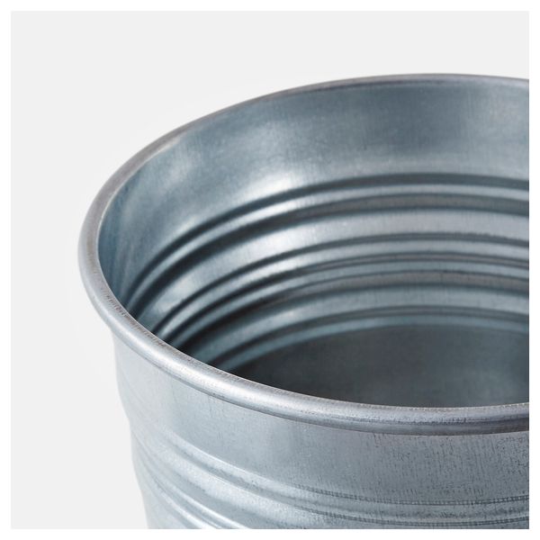 Кашпо СОККЕР, оцинковка д/дома/улицы, оцинковка (10.5 см) - схема-чертеж с размерами