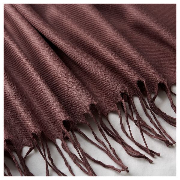 Плед МАРИАКЛОККА, темно-красный (130x190 см) - фото 2