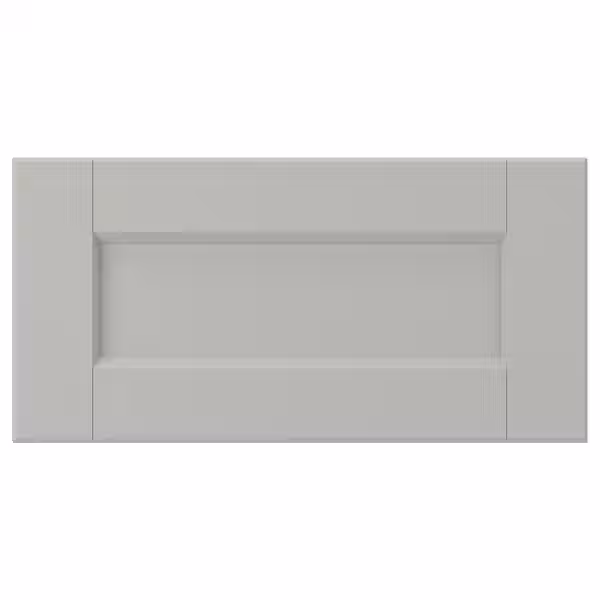 LERHYTTAN Фронтальная панель ящика - светло-серый 40x20 см - фото 1