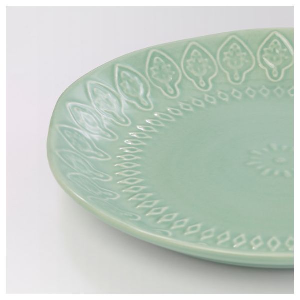 Тарелка десертная СОММАР 2017, зеленый (20 см) - схема-чертеж с размерами