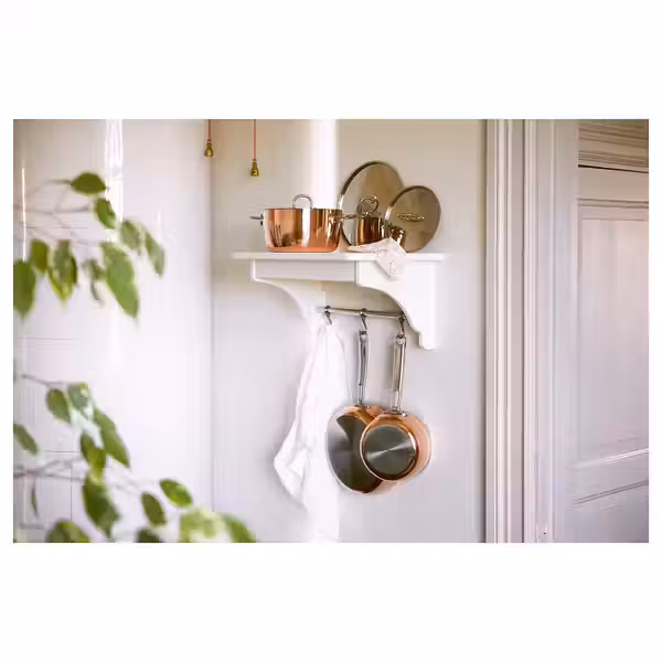 TORNVIKEN Полка навесная - белый с оттенком 50 см - фото 3