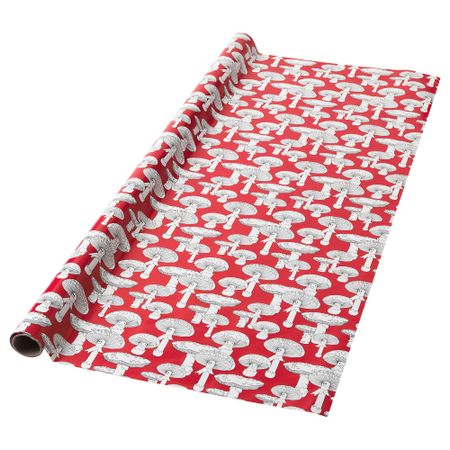 Рулон оберточной бумаги ВИНТЕР 2018, гриб (4x1.2 м)