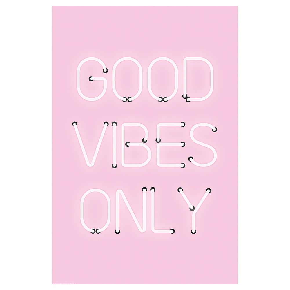 Постер, Good vibes, 61x91 см IKEA БИЛЬД 304.481.74 - фото 1