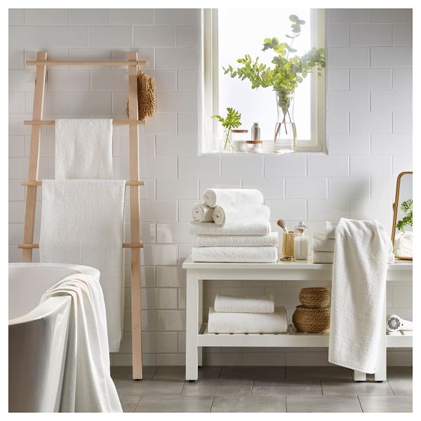 Полотенце, белый, 50x100 см IKEA ГЭРЕН 203.704.20 - фото 5