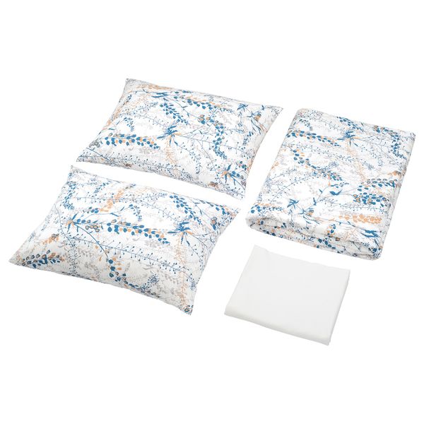 Постельное белье, 4 предм., цветок 200x200/50x70 см IKEA BENVED БЕНВЕД 104.559.19 - фото 2