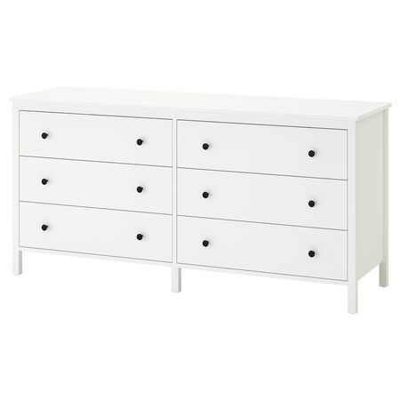 KOPPANG Комод с 6 ящиками - белый 172x44x83 см