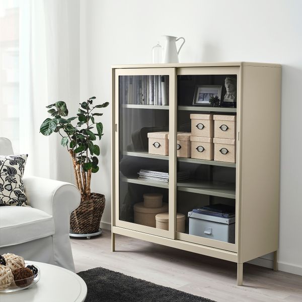 Коробка с крышкой, бежевый 18x25x15 см IKEA KVARNVIK КВАРНВИК 104.668.71 - фото 4