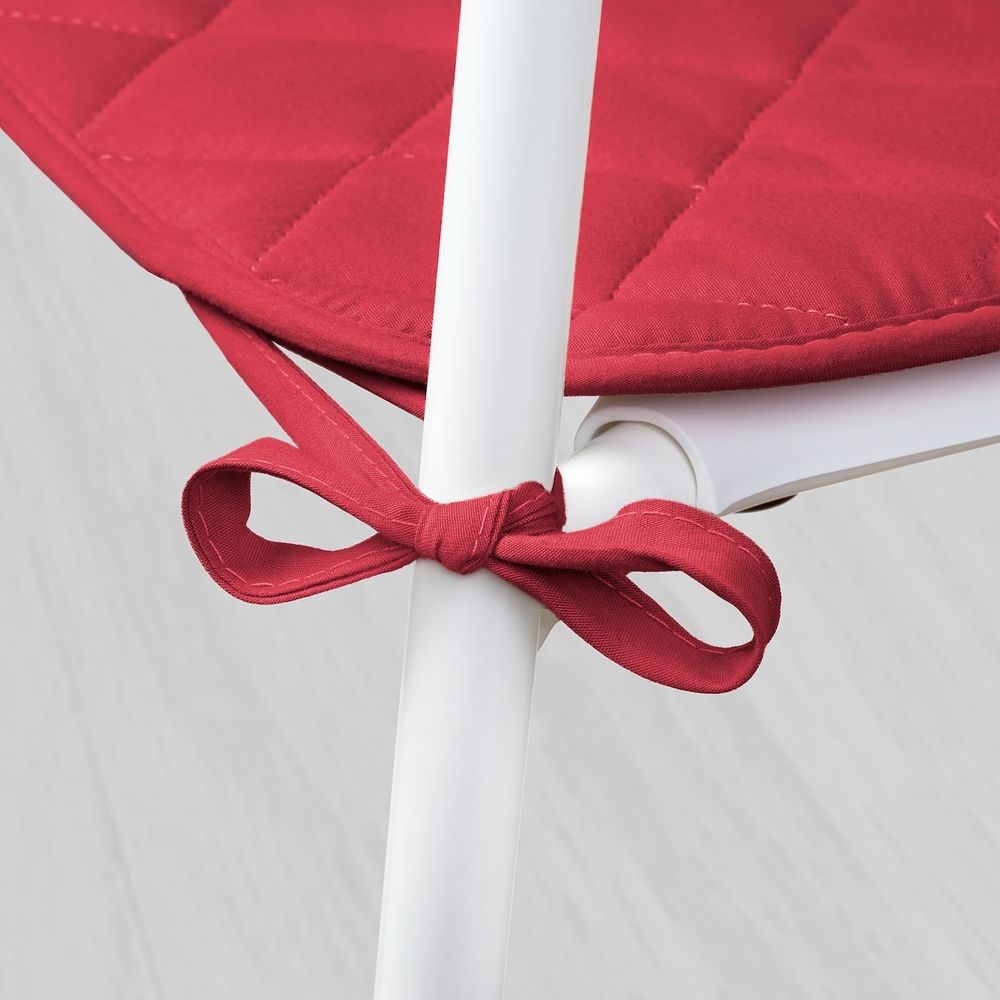 Подушка на стул, красный 38/35x38x2 см IKEA СИТА 904.690.74 - фото 1