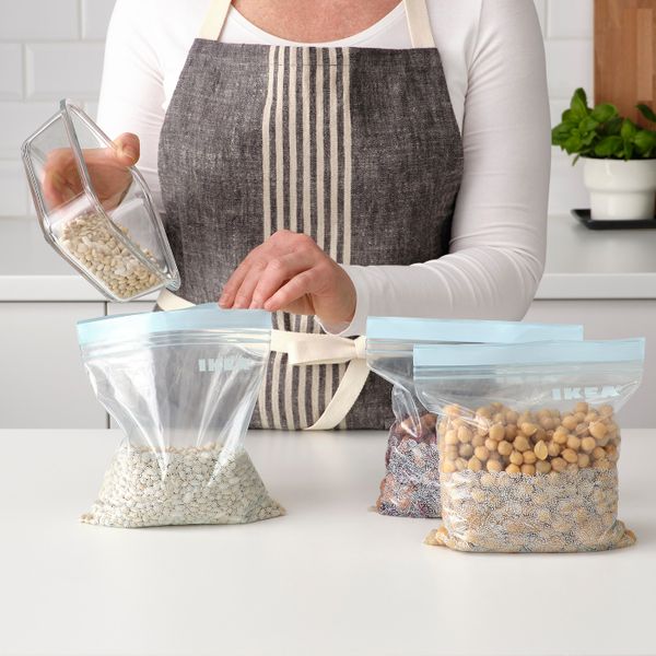 Пакет закрывающийся, с рисунком 1 л IKEA ISTAD ИСТАД 004.881.71 - фото 2