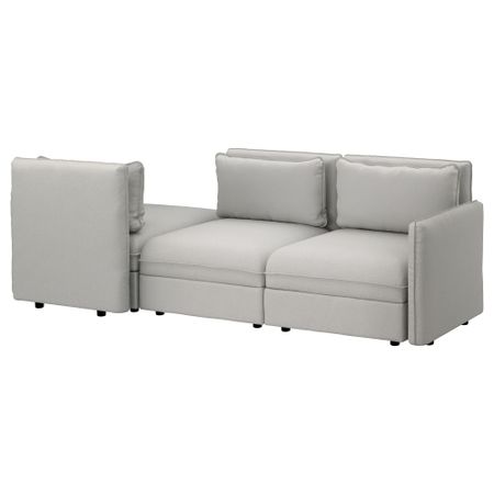 3-местный диван-кровать ВАЛЛЕНТУНА, Оррста светло-серый