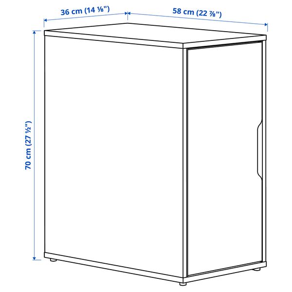 Модуль для хранения, серо-бирюзовый, 36x70 см IKEA ALEX АЛЕКС 405.637.62 - фото 6