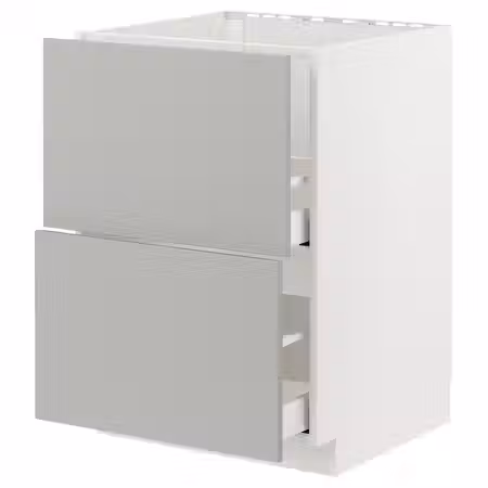 METOD / MAXIMERA Напольный шкаф п/мойку+2фасада/2 ящ