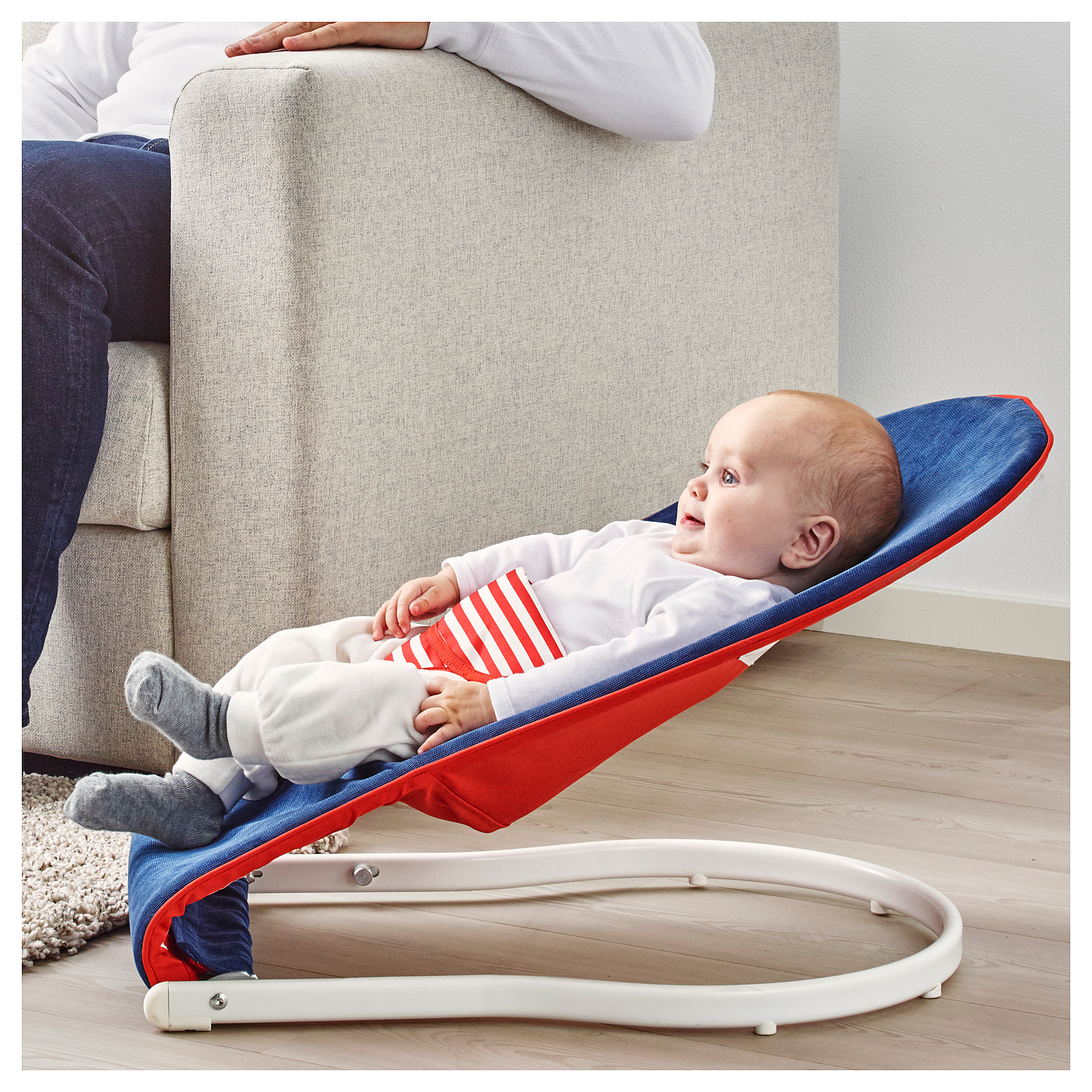Купить Переносное кресло для младенца ТОВИГ, синий, красный в IKEA (Минск). Стоимость, фото и отзывы. Официальный сайт онлайн
