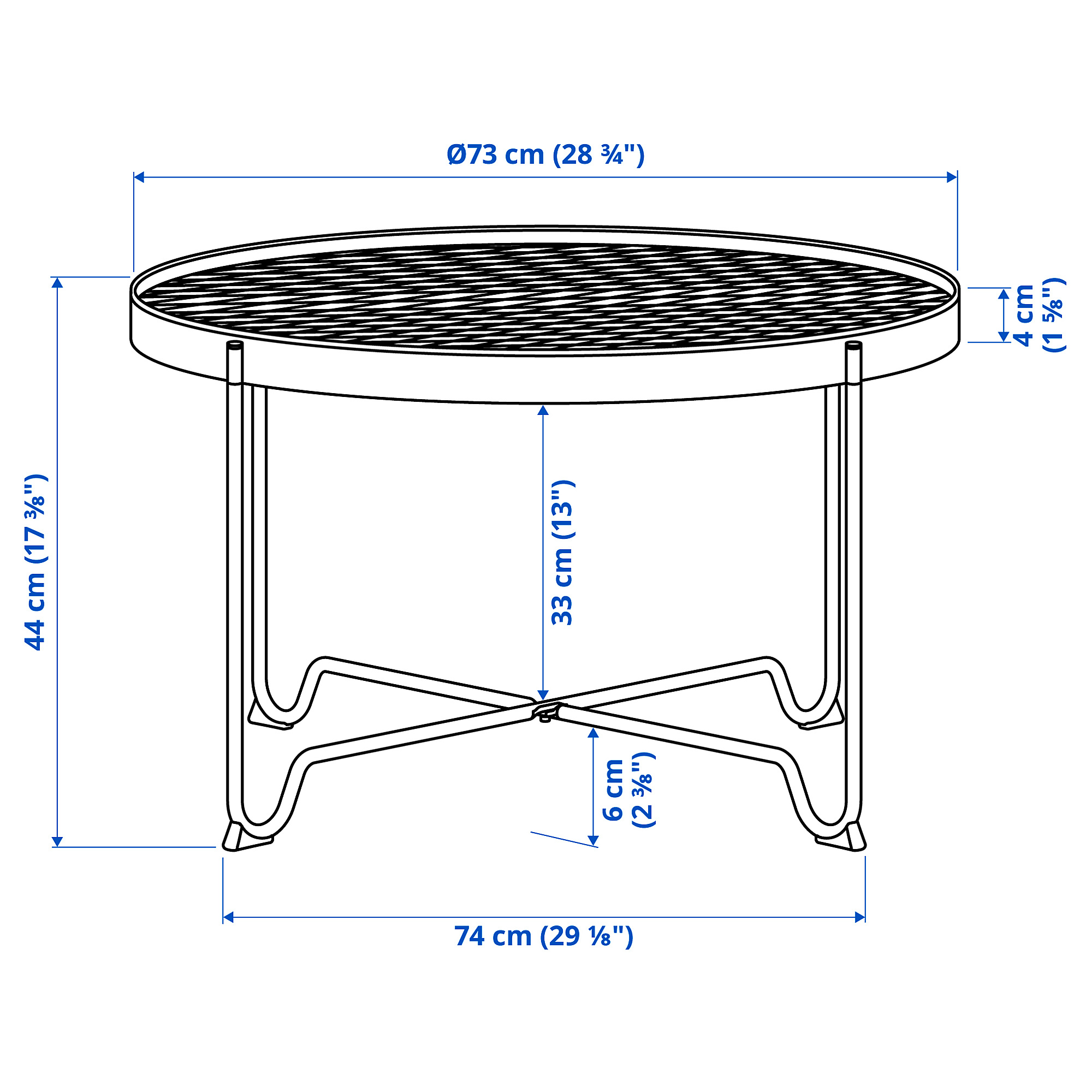 столик садовый из профиля чертежи